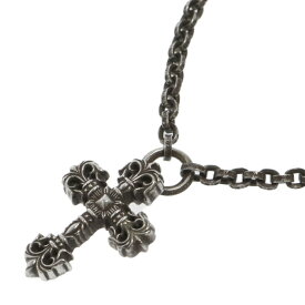 CHROME HEARTS(クロムハーツ) サイズ:20.0inch FILIG CROSS XS / W PAPER CHAIN 20 フィリグリー クロス ペーパー チェーン ネックレス 20inch【中古】【程度B】【カラーシルバー】【取扱店舗BRING京都河原町店】