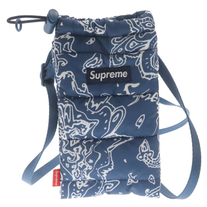 楽天市場】SUPREME(シュプリーム) 22AW Puffer Neck Pouch Blue  