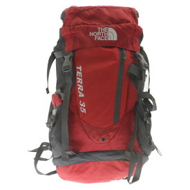 THE NORTH FACE(ザノースフェイス) TERRA35 テラ バックパック レッド/グレー【中古】【程度B】【カラーレッド】【オンライン限定商品】