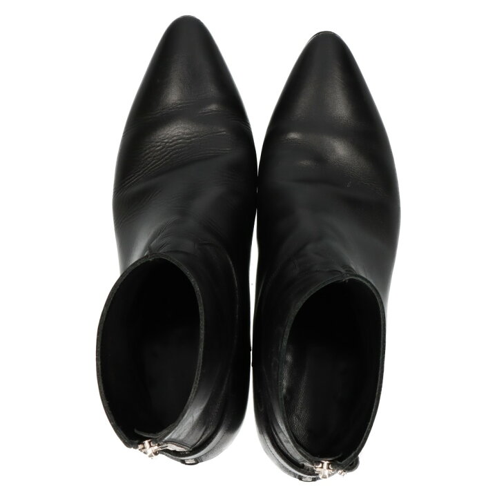 セリーヌ 確実 現行ジャクノ レザージップドブーツ 42 美品 ヒール6.5cm