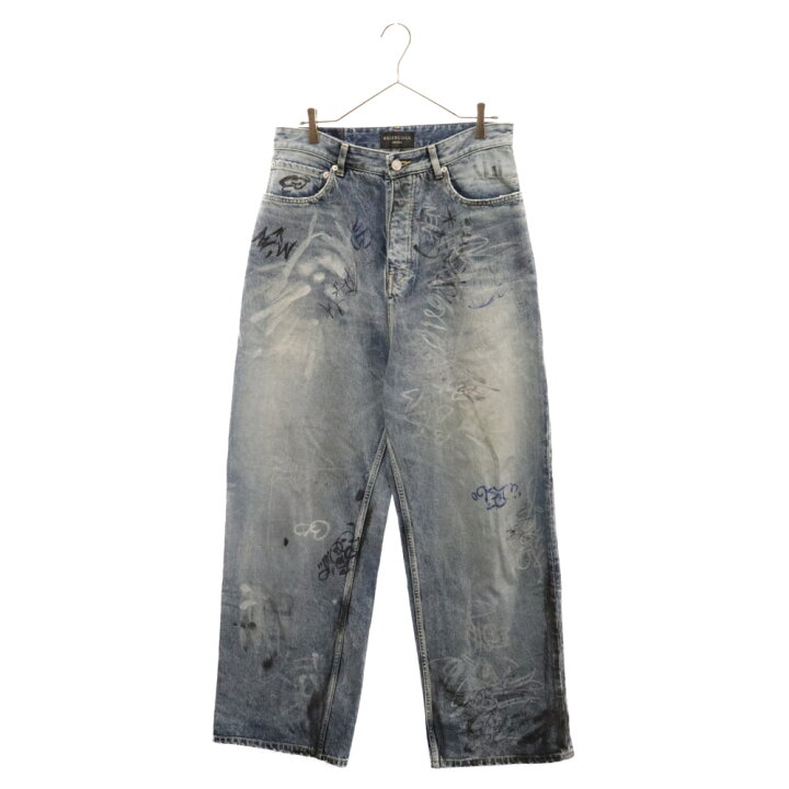 楽天市場】BALENCIAGA(バレンシアガ) サイズ:XS 23SS GRAFFITI BAGGY 