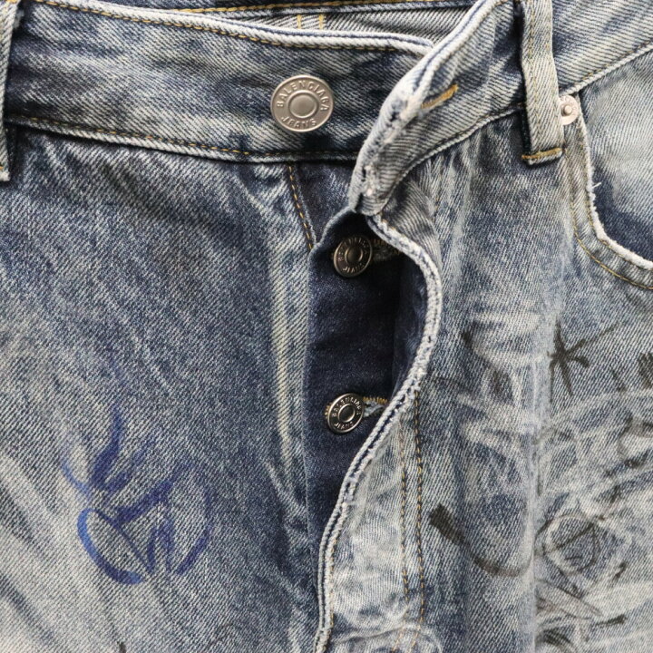 楽天市場】BALENCIAGA(バレンシアガ) サイズ:XS 23SS GRAFFITI BAGGY 