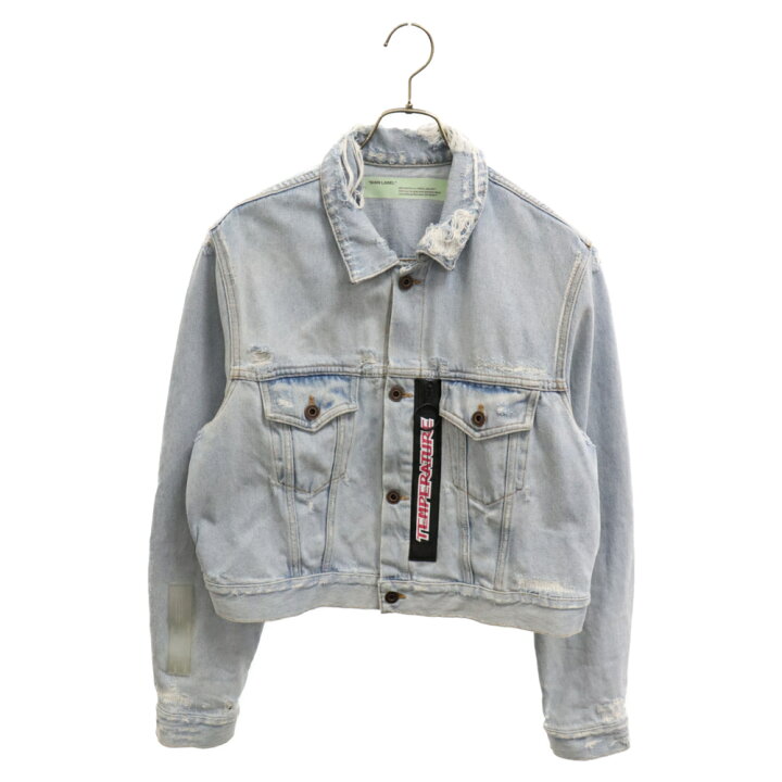 楽天市場】OFF-WHITE(オフホワイト) サイズ:S BLEACH CROPPED DENIM  