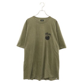 STUSSY(ステューシー) サイズ:XL 8 BALL PIG DYED TEE エイト ボール プリントロゴデザイン 半袖Tシャツ グリーン【新古品/中古】【程度S】【カラーグリーン】【オンライン限定商品】