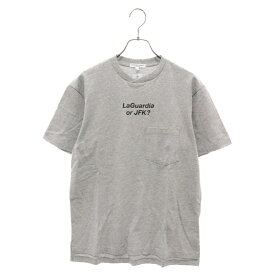Engineered Garments(エンジニアド ガーメンツ) サイズ:XS EG L or J Front Print T フロントプリント 半袖Tシャツ グレー【新古品/中古】【程度S】【カラーグレー】【オンライン限定商品】
