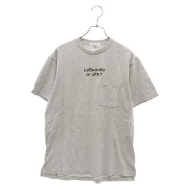 Engineered Garments(エンジニアド ガーメンツ) サイズ:S EG L or J Front Print T フロントプリント 半袖Tシャツ グレー【新古品/中古】【程度S】【カラーグレー】【オンライン限定商品】