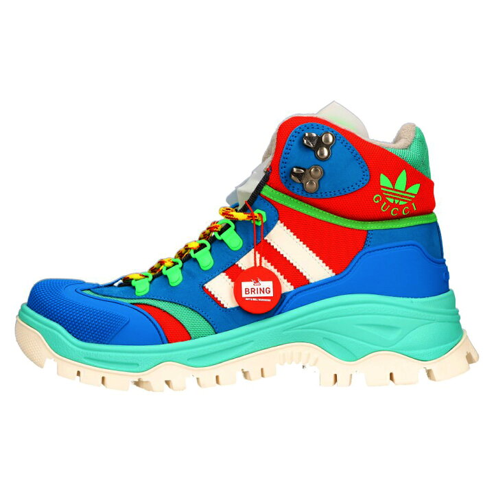 楽天市場】GUCCI(グッチ) サイズ:25.0cm ×ADIDAS HI TOP SNEAKER 