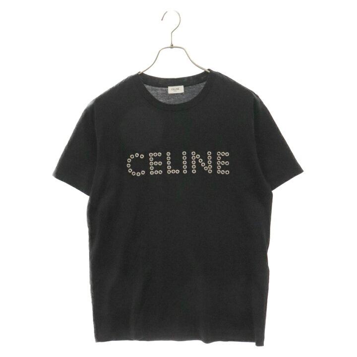 楽天市場】CELINE(セリーヌ) サイズ:XS ルーズ スタッズロゴTシャツ 