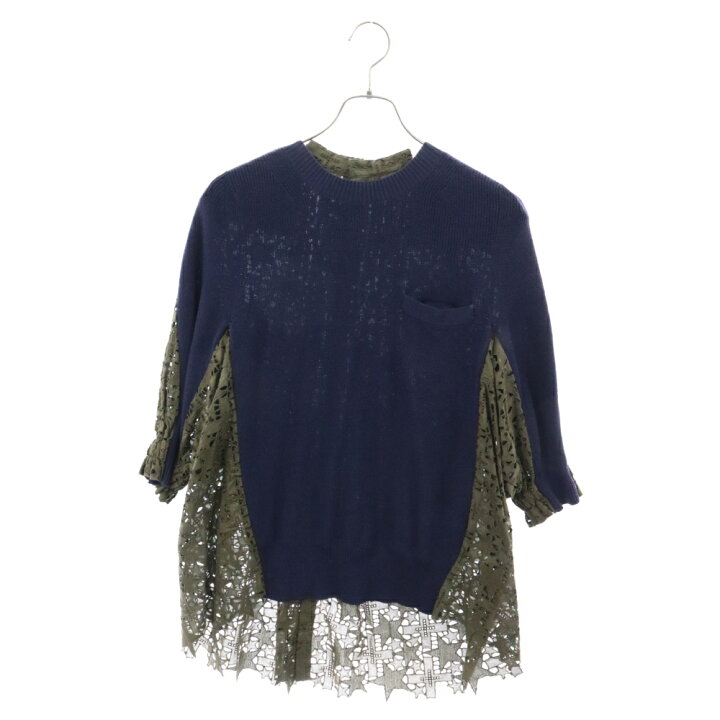 楽天市場】Sacai(サカイ) サイズ:1 21AW Embroidery Lace Knit 