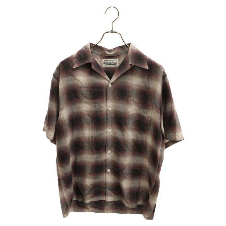 楽天市場】WACKO MARIA(ワコマリア) サイズ:M 24SS OMBRE CHECK OPEN 