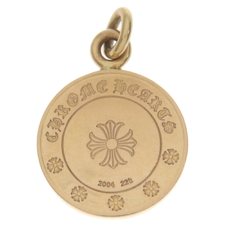 クロムハーツ エンジェル メダルチャーム V2 ペンダントトップ 22K  