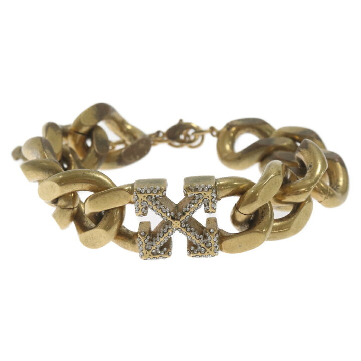 楽天市場】OFF-WHITE(オフホワイト) ARROW CHAIN BRACELET アロー ロゴ 