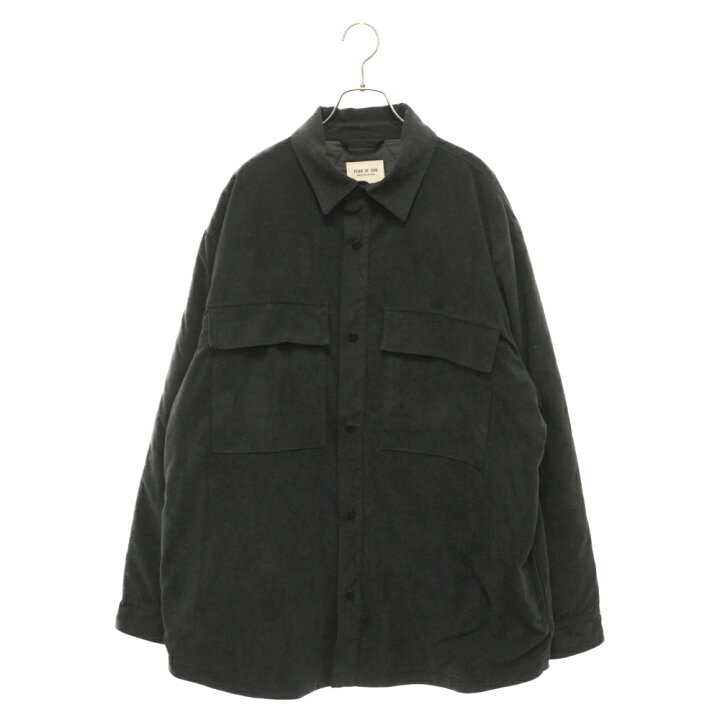 FEAR OF GOD 6th COLLECTION ULTRA SUEDE SHIRT JACKET BLACK サイズS  
