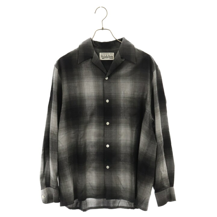 楽天市場】WACKO MARIA(ワコマリア) サイズ:M RAYON OPEN COLLAR OMBRE 