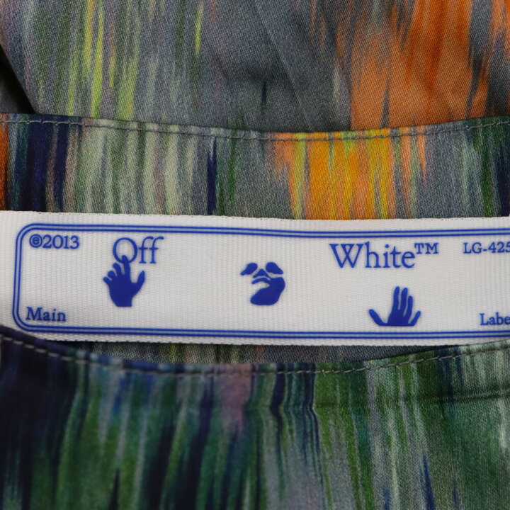 楽天市場】OFF-WHITE(オフホワイト) サイズ:40 総柄プリーツスカート  