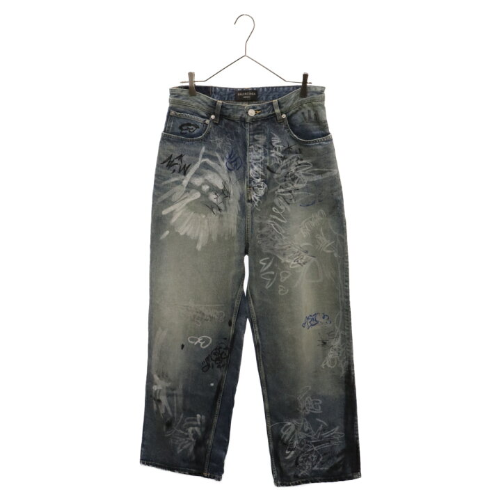 楽天市場】BALENCIAGA(バレンシアガ) サイズ:XS 23SS GRAFFITI BAGGY 