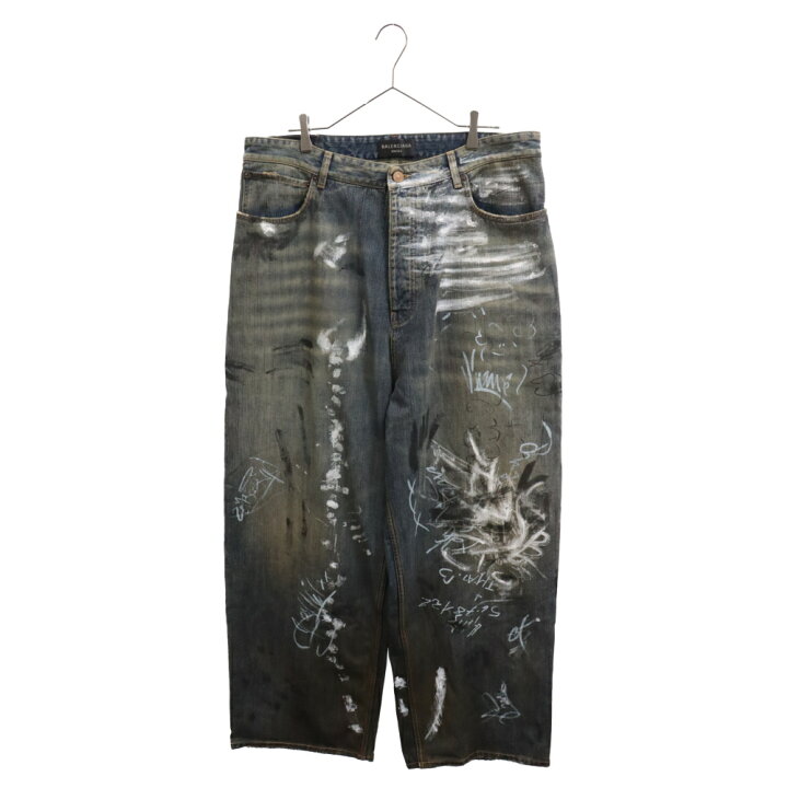 楽天市場】BALENCIAGA(バレンシアガ) サイズ:XL 23SS GRAFFITI BAGGY 