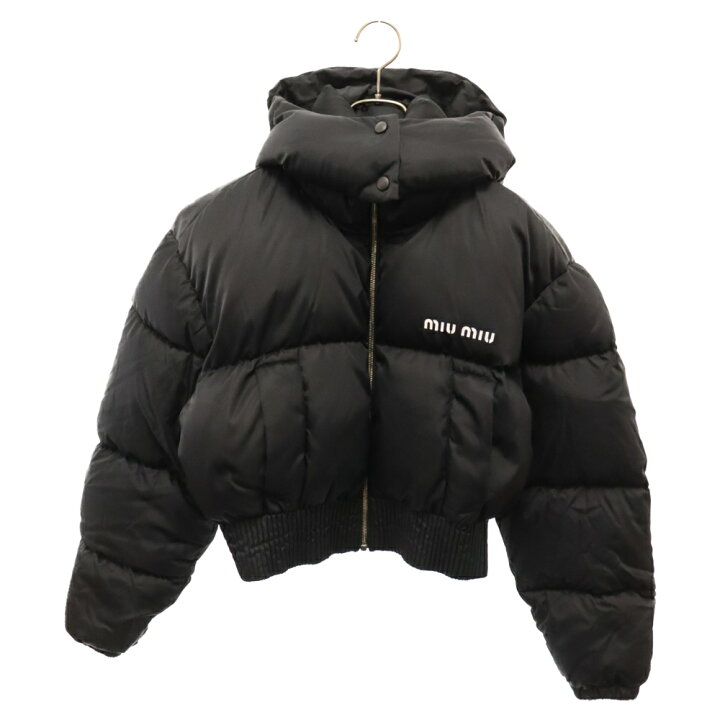 楽天市場】miumiu(ミュウミュウ) サイズ:40 Cropped Nylon Down Jacket 