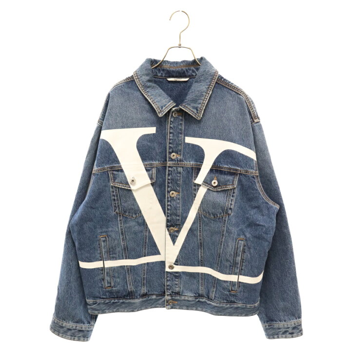 楽天市場】VALENTINO(ヴァレンチノ) サイズ:50 ロゴ デニムジャケット  