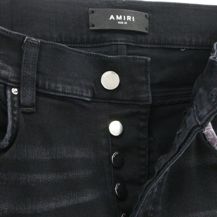 楽天市場】AMIRI(アミリ) サイズ:31 BANDANA ART PATCH JEAN ダメージ 
