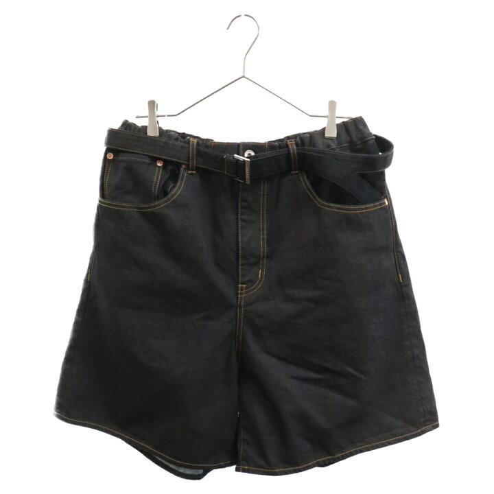 楽天市場】Sacai(サカイ) サイズ:1 Denim Short Pants ベルテッド 