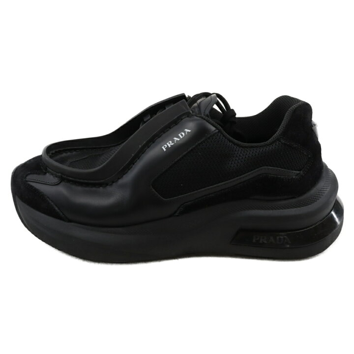 楽天市場】PRADA(プラダ) サイズ:8 1/2 23AW System Sneakers システム 