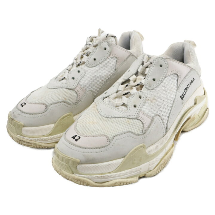 楽天市場】BALENCIAGA(バレンシアガ) サイズ:42 Triple S トリプルS 