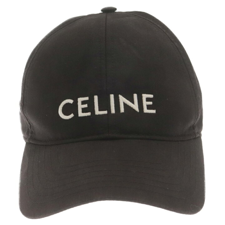 楽天市場】CELINE(セリーヌ) サイズ:M ロゴ刺繍 ベースボールキャップ 