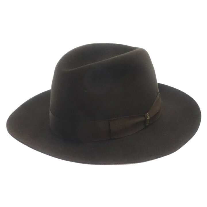 楽天市場】Borsalino(ボルサリーノ) サイズ:59 ラビットウール 中折れ 