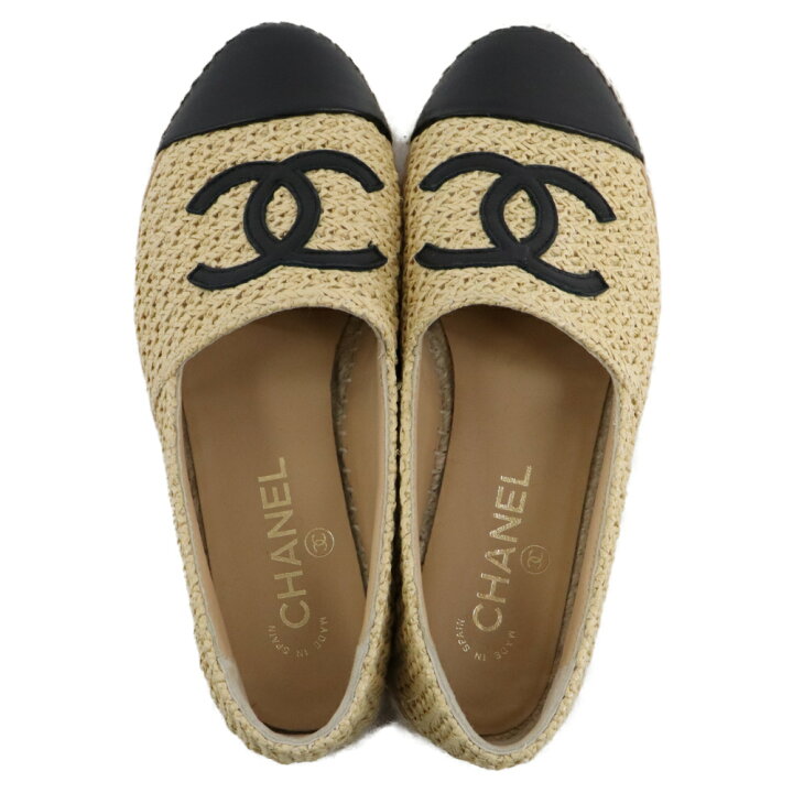 楽天市場】CHANEL(シャネル) サイズ:37 エスパドリーユ スリッポン 