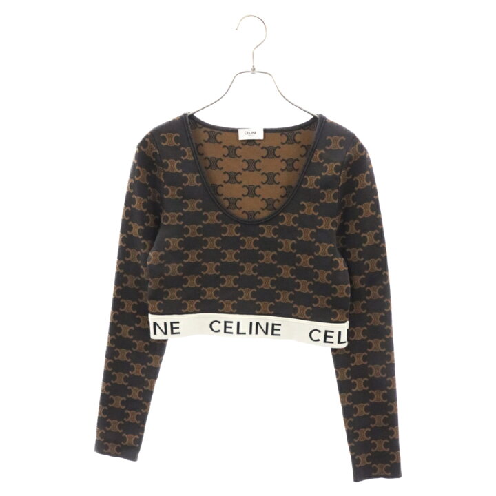 楽天市場】CELINE(セリーヌ) サイズ:M 23SS Triomphe Crop Top Cut And 