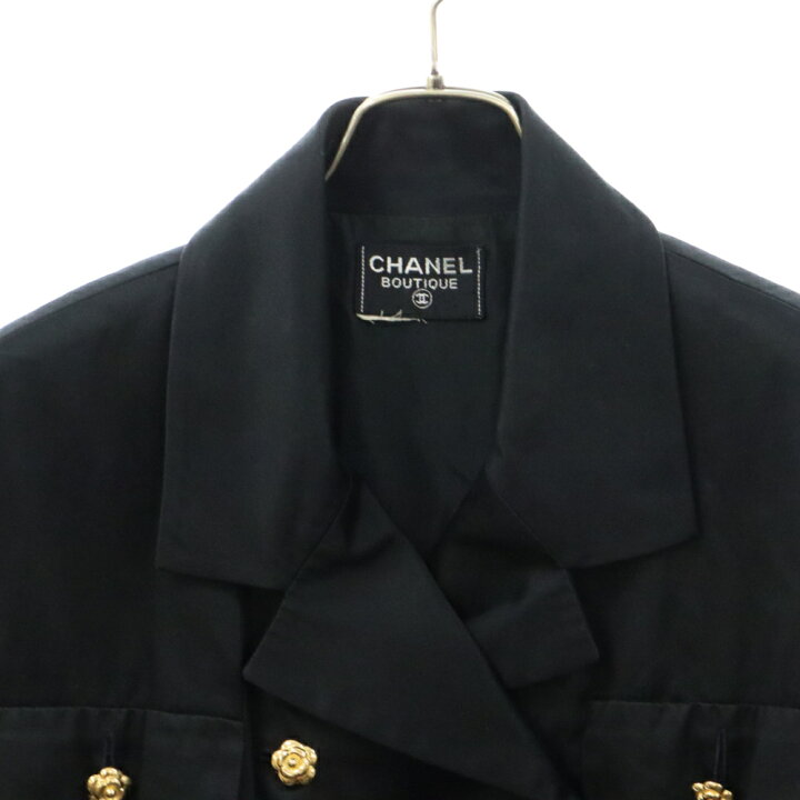 楽天市場】CHANEL(シャネル) VINTAGE ヴィンテージ カメリアボタン 金 