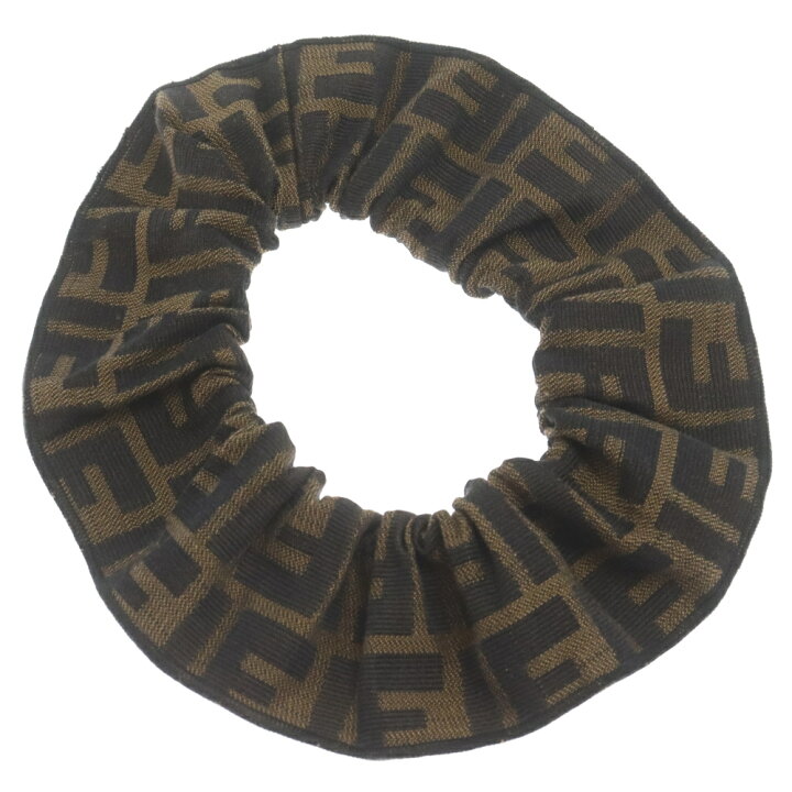 楽天市場】FENDI(フェンディ) Scrunchie ズッカ柄 ヘアーゴム シュシュ 
