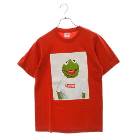 SUPREME(シュプリーム) サイズ:M 08SS Kermit The Frog Tee カーミット ザ フロッグ プリント半袖Tシャツ レッド【新古品/中古】【程度S】【カラーレッド】【取扱店舗BRING KICKS】