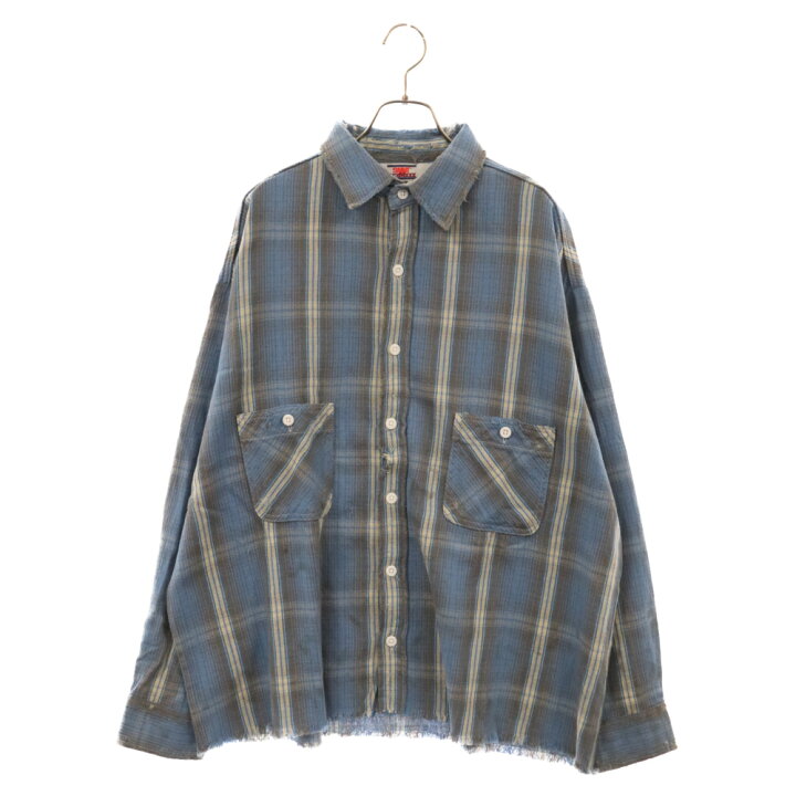 SAINT MICHAEL 23AW FRANNEL SHIRT CHECK - ネルシャツ