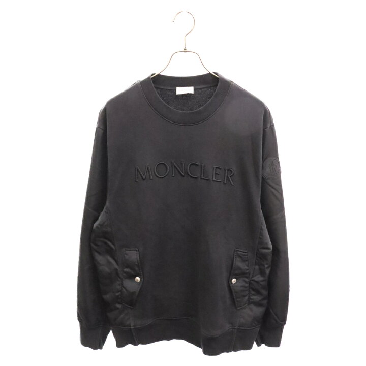楽天市場】MONCLER(モンクレール) サイズ:L フロントロゴ ナイロン切替 
