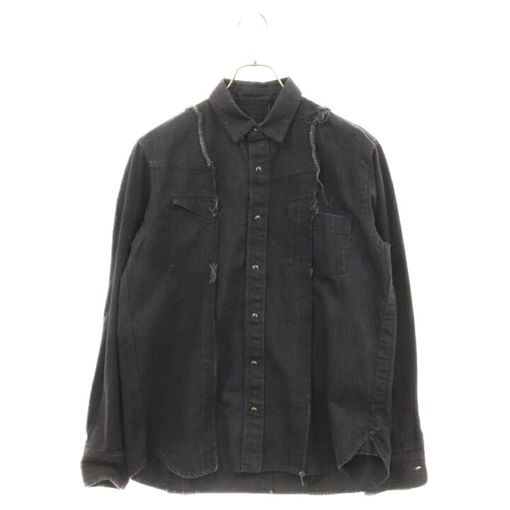 楽天市場】Sacai(サカイ) サイズ:1 17AW SWITCHED DENIM SHIRTS 再構築 