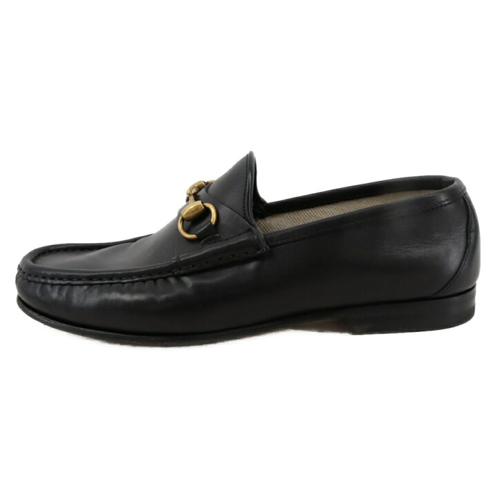 楽天市場】GUCCI(グッチ) サイズ:6 レザー ホースビット ローファー 