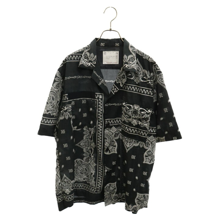 楽天市場】Sacai(サカイ) サイズ:3 ペイズリー柄 アシンメトリー 
