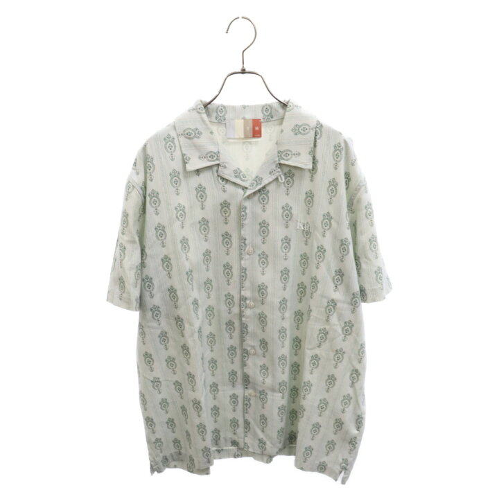 楽天市場】KITH(キス) サイズ:XL 22SS Printed Thompson Camp Collar 