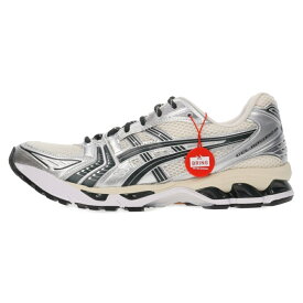 KITH(キス) サイズ:27.5cm ×asics Vintage Tech Gel-Kayano 14 アシックス ヴィンテージテック ゲルカヤノ14 ローカットスニーカー ホワイト/グリーン US9.5/27.5cm 1203A566-100【新古品/中古】【程度S】【カラーホワイト】【取扱店舗渋谷】