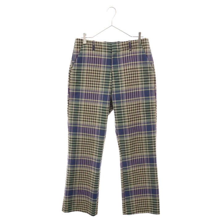 楽天市場】Jieda(ジエダ) サイズ:2 CHECK FLARE SLACKS PANTS チェック