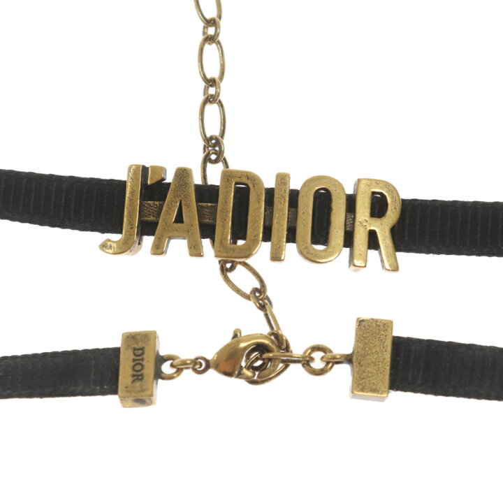 楽天市場】DIOR(ディオール) JADIOR Choker ロゴ ペンダント  