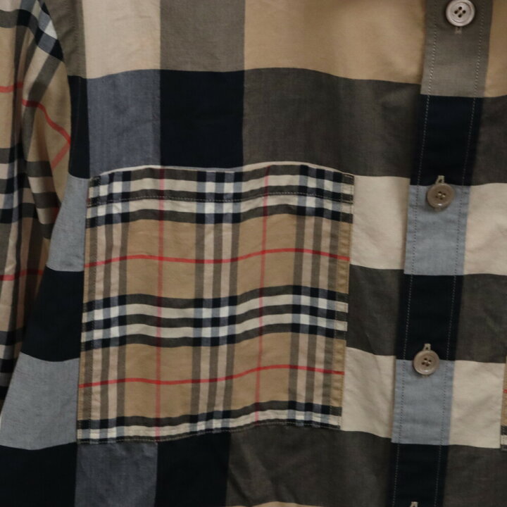 楽天市場】BURBERRY(バーバリー) サイズ:M 20AW パッチワークステッチ 