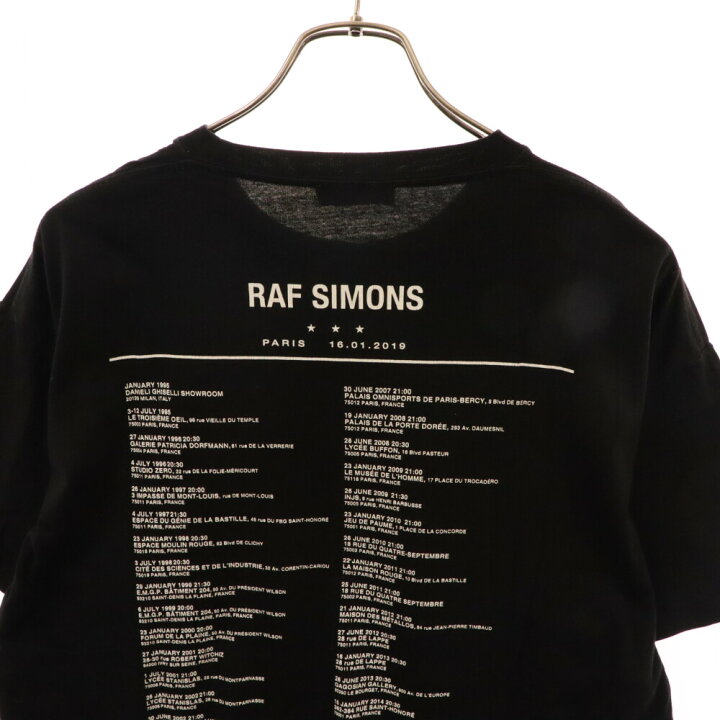楽天市場】RAF SIMONS(ラフシモンズ) サイズ:XS 19AW TOUR T-SHIRTS 