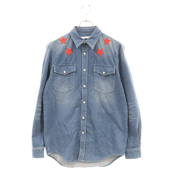 楽天市場】GIVENCHY(ジバンシィ) サイズ:M 17AW STAR PATCH DENIM 