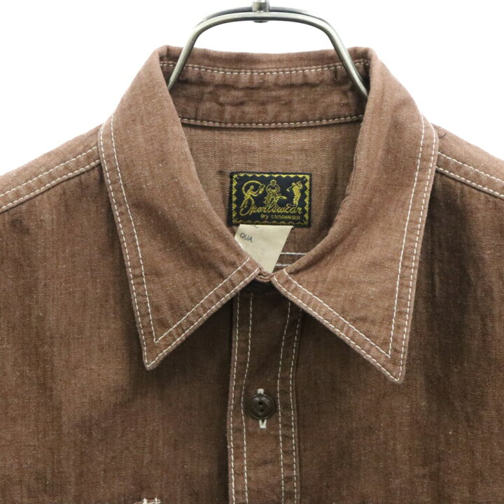 楽天市場】CUSHMAN(クシュマン) SPORTWEAR シャンブレーワークシャツ 