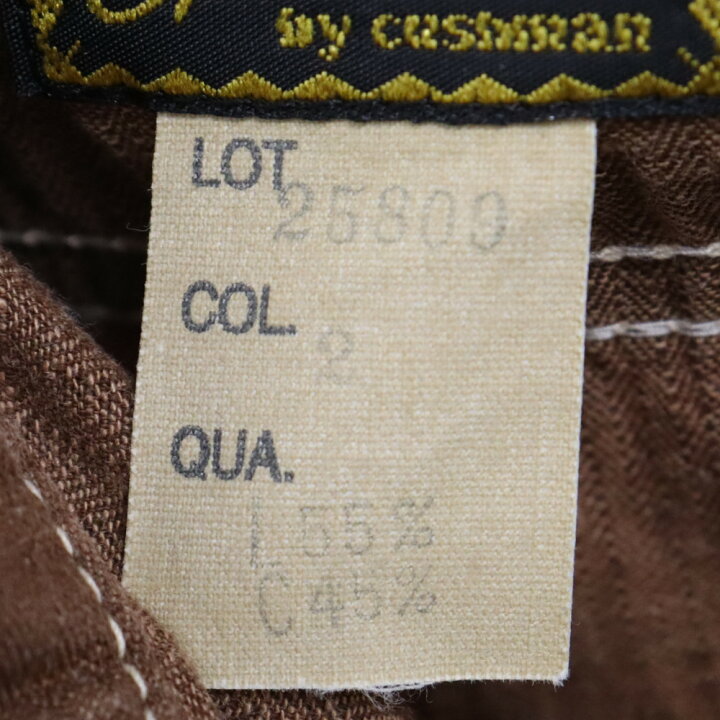 楽天市場】CUSHMAN(クシュマン) SPORTWEAR シャンブレーワークシャツ 