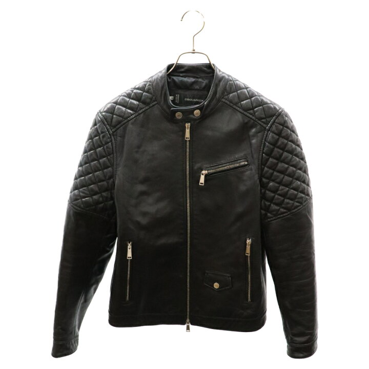 楽天市場】DSQUARED2(ディースクエアード) サイズ:46 ラムレザー 