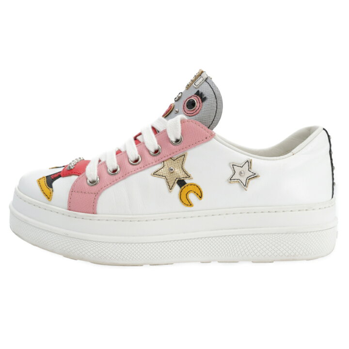 楽天市場】PRADA(プラダ) サイズ:35.5 ロボット レザー ローカット 